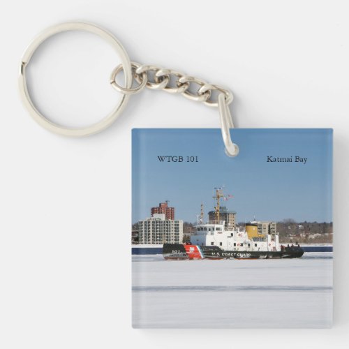 Katmai Bay acrylic key chain