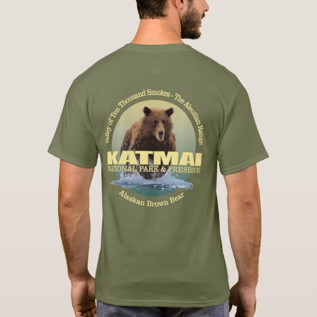 Katmai (Brown Bear) WT T-Shirt (Back)