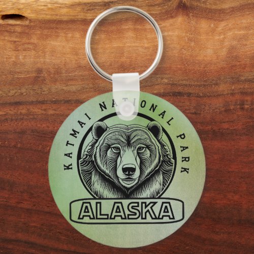 Katmai National Park Alaska Bear Keychain