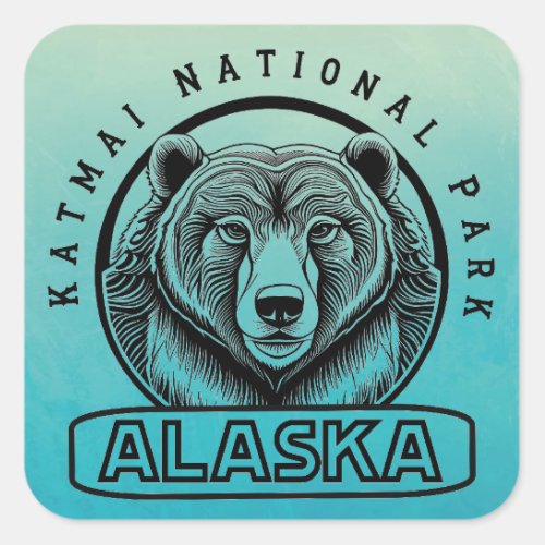 Katmai National Park Alaska Bear Stickers