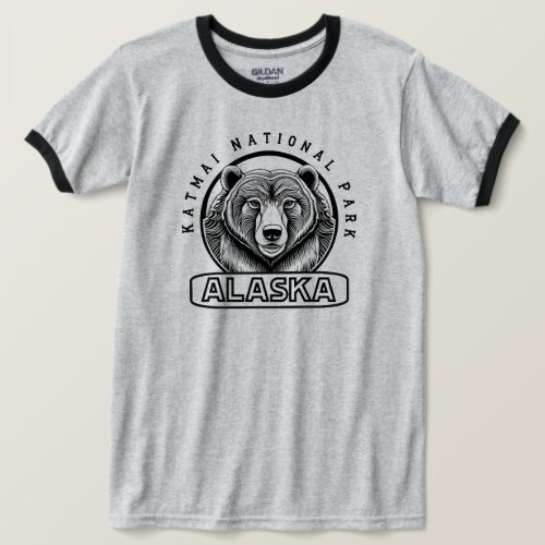 Katmai National Park Alaska Bear T_Shirt