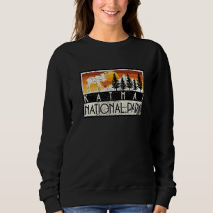 Katmai National Park Alaska Nature Hike Outdoors V Sweatshirt