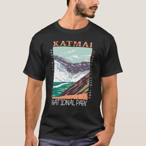 Katmai National Park Alaska Vintage Distressed  T_Shirt