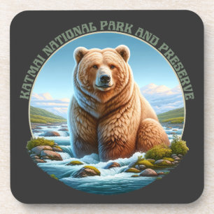 Katmai National Park and Preserve Beverage Coaster