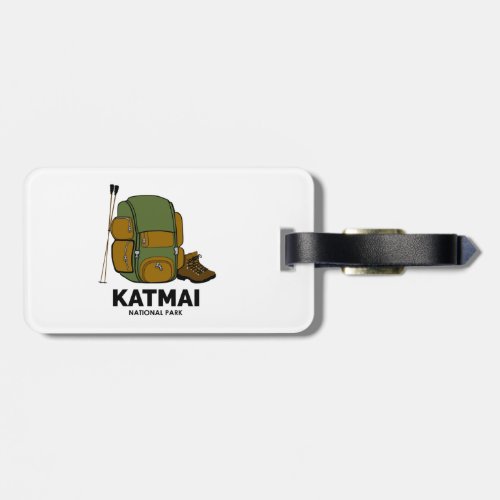 Katmai National Park Backpack Luggage Tag