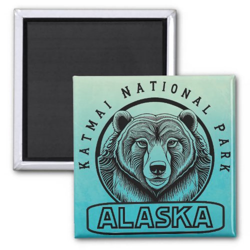 Katmai National Park Bear  Magnet