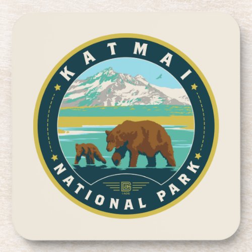 Katmai National Park Beverage Coaster