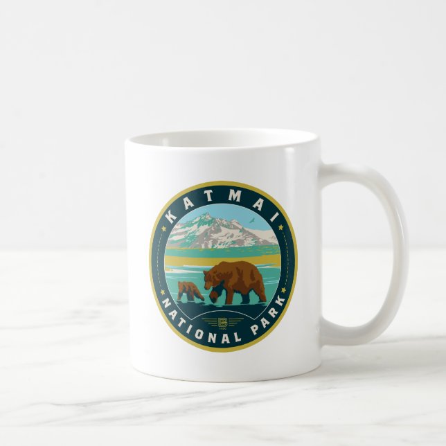 Katmai National Park Coffee Mug (Right)