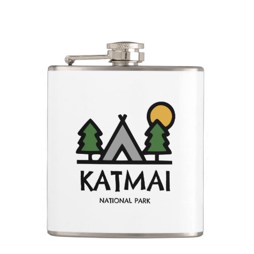 Katmai National Park Flask