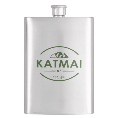 Katmai National Park Flask