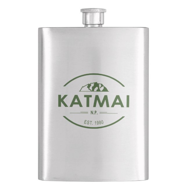 Katmai National Park Flask (Front)