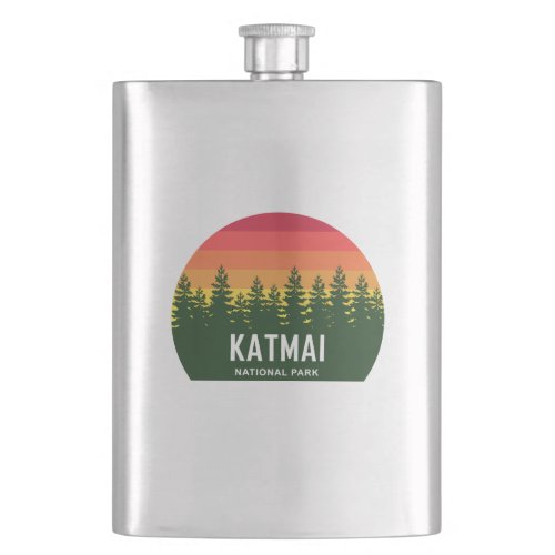 Katmai National Park Flask