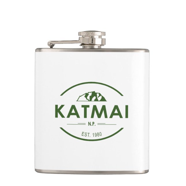 Katmai National Park Flask (Front)