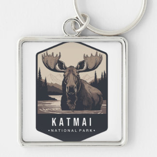 KATMAI NATIONAL PARK KEYCHAIN