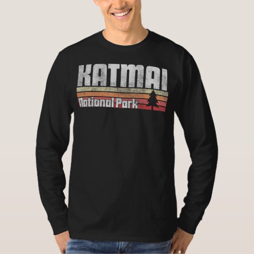 Katmai National Park Retro Style Vintage 70s 80s 9 T_Shirt