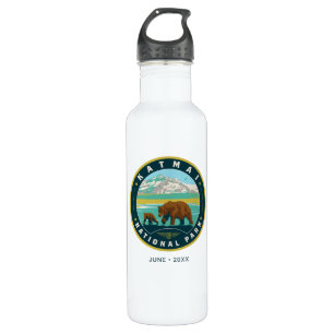 Katmai National Park Stainless Steel Water Bottle