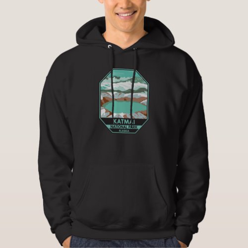 Katmai National Park Summit Crater Lake Alaska  Hoodie