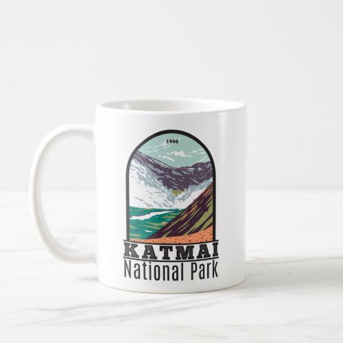 Katmai National Park Ten Thousand Smokes Vintage Coffee Mug