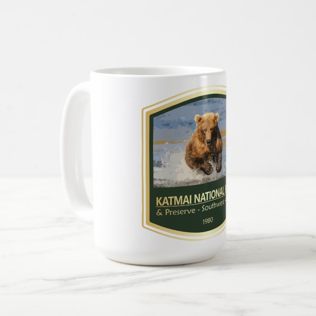 Katmai NP (PF1) Coffee Mug (Front Left)