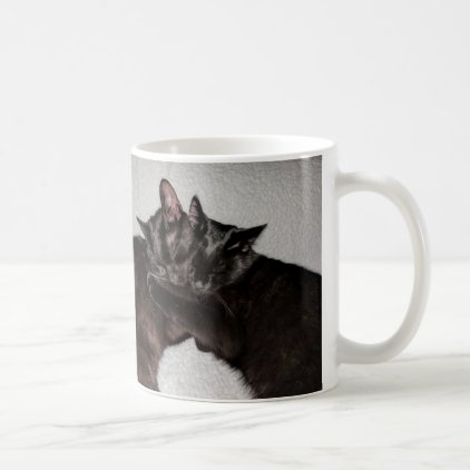 Katniss &amp; Joakim Black Cats Snuggle Mug