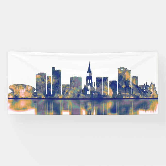 Katowice Skyline Banner (Horizontal)