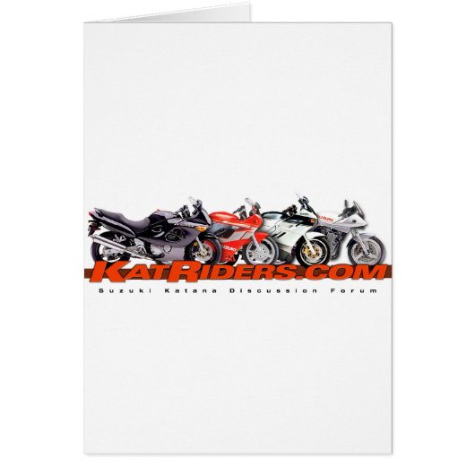 Katriders.com Red Logo Shirts Cards (Front)