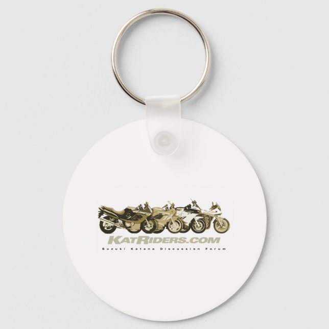 Katriders Sepia Gear Keychain (Front)