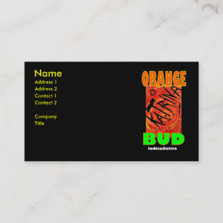 KATRINA ORANGE BUD BUSINESS CARD