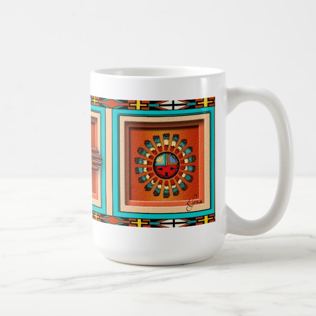 Katsina Faces Coffee Mug (Right)