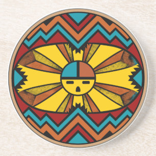 Katsina Sunface Drink Coaster