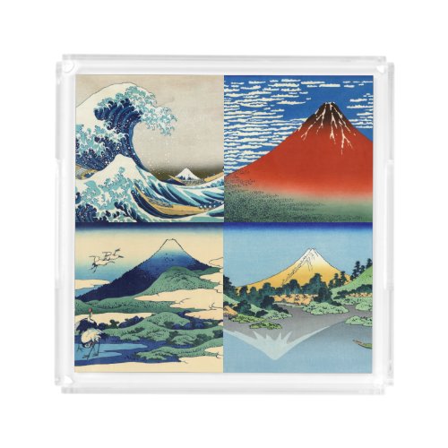 Katsushika Hokusai _ 36 Views of Mount Fuji Acrylic Tray