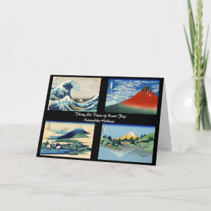 Katsushika Hokusai - 36 Views of Mount Fuji Card