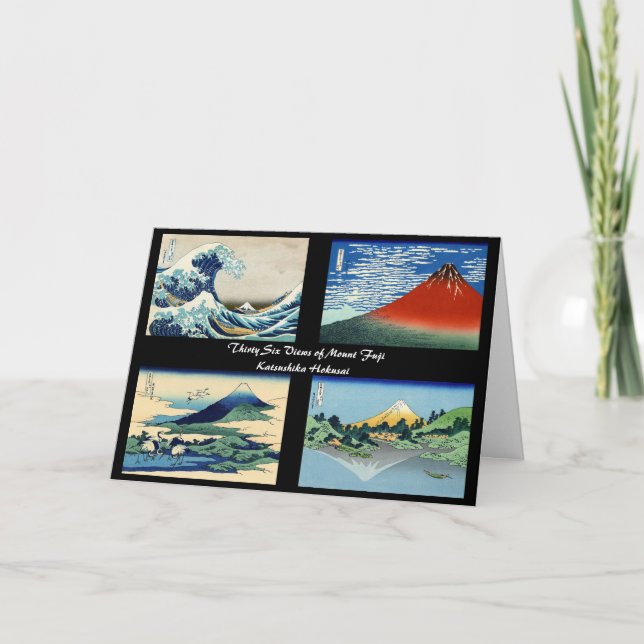 Katsushika Hokusai - 36 Views of Mount Fuji Card (Front)