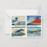 Katsushika Hokusai - 36 Views of Mount Fuji Note Card