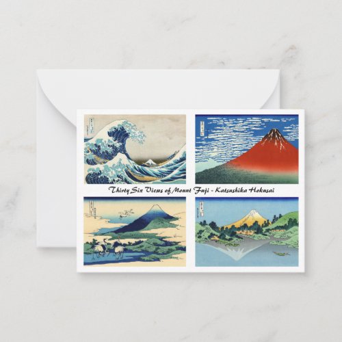 Katsushika Hokusai _ 36 Views of Mount Fuji Note Card