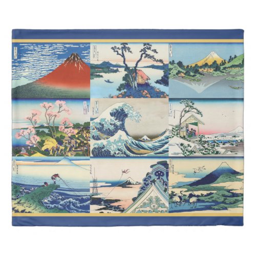 Katsushika Hokusai _ 36 Views of Mt Fuji Selection Duvet Cover