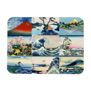 Katsushika Hokusai - 36 Views of Mt Fuji Selection Magnet