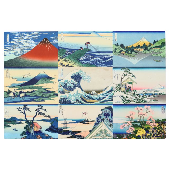 Katsushika Hokusai - 36 Views of Mt Fuji Selection Metal Print (Front)