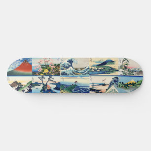 Katsushika Hokusai - 36 Views of Mt Fuji Selection Skateboard