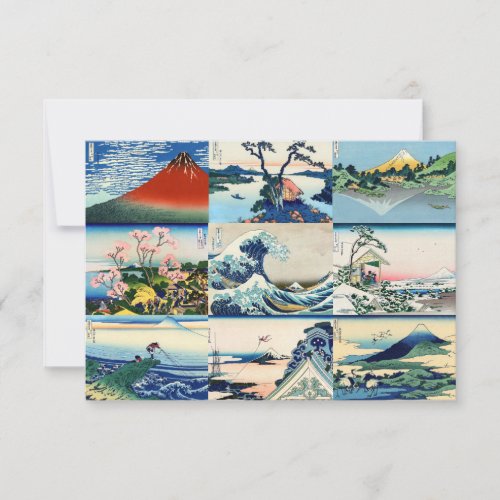 Katsushika Hokusai _ 36 Views of Mt Fuji Selection Thank You Card
