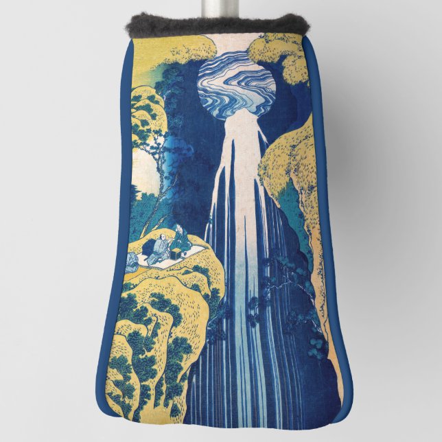 Katsushika Hokusai - Amida Falls Golf Head Cover (Rotate 90)