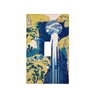 Katsushika Hokusai - Amida Falls Light Switch Cover