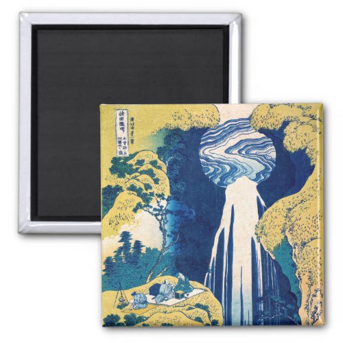 Katsushika Hokusai _ Amida Falls Magnet