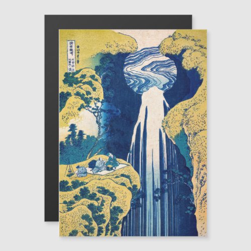 Katsushika Hokusai _ Amida Falls Magnetic Card