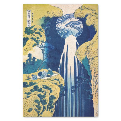 Katsushika Hokusai _ Amida Falls Tissue Paper