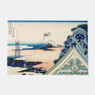 Katsushika Hokusai - Asakusa Honganji temple, Edo Doormat