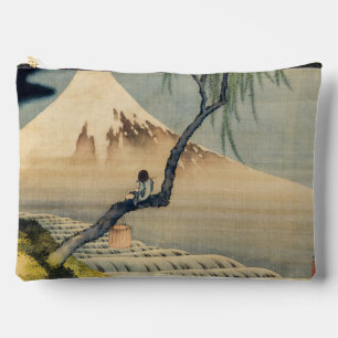 Katsushika Hokusai - Boy Viewing Mount Fuji Accessory Pouch