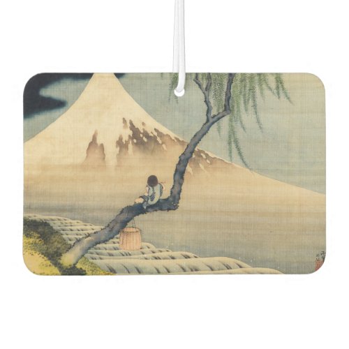 Katsushika Hokusai _ Boy Viewing Mount Fuji Air Freshener