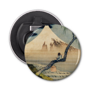 Katsushika Hokusai - Boy Viewing Mount Fuji Bottle Opener