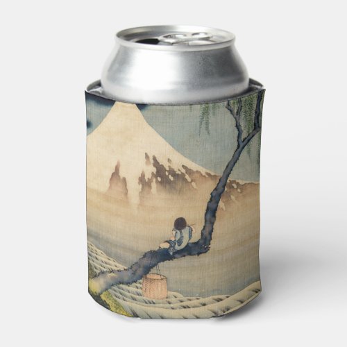 Katsushika Hokusai _ Boy Viewing Mount Fuji Can Cooler
